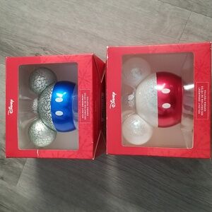4 Mickey Ornaments